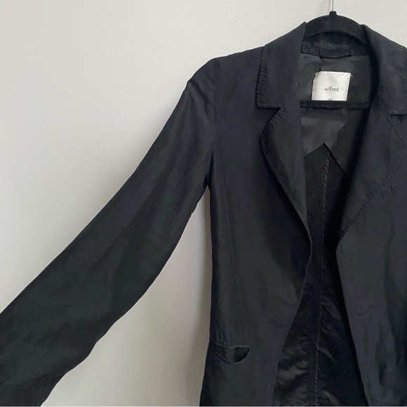 Aritzia Wilfred Alto Linen Blazer Jacket - Picture 6 of 12